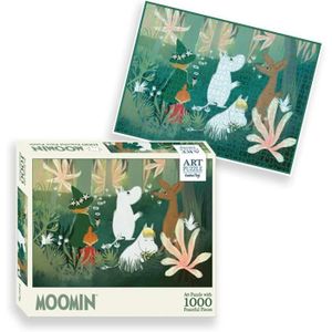 PUZZLE Puzzle Moomin - Puzzle Vert - Puzzle 1000 Pieces -