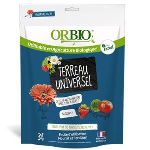 TERREAU - SABLE Terreau universel Orbio 3L