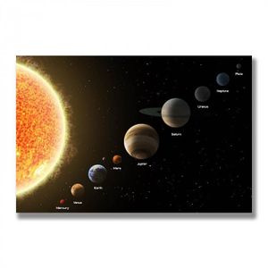Carte Du Système Solaire Cosmos à Gratter 575x 418 Cm