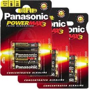 PILES Panasonic PowerMax3 value pack 12er Micro - AAA - LR03