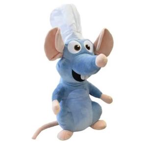 PELUCHE Peluche - DISNEY - Ratatouille - Chef Cuisinier - Géant 42cm - Bleu et marron