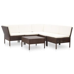 homgeek table de jardin anthracite 150x90x72 cm plastique aspect rotin cdiscount jardin