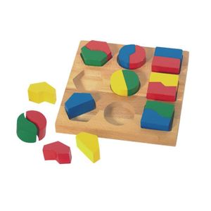 TENTE TUNNEL D'ACTIVITÉ Pédagogie Montessori - Géobois la symétrie