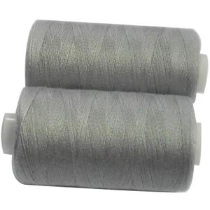 200 m Bobine Fil Couture 100/% Polyester Gris Souris
