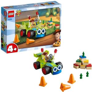 VOITURE À CONSTRUIRE LEGO®-4+ Toy Story 4 Woody et RC Jeu de construction, 4 Ans et Plus, 69 Pieces 10766