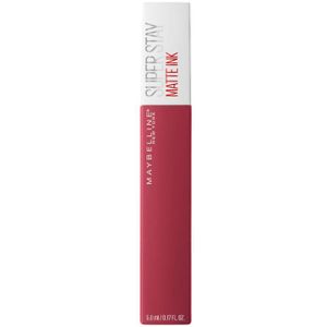 GLOSS Maybelline MAY SSTAY MATTE INK liq.NU 80 RULER, Bordeaux, Ruler, Matte, 18 mm, 18 mm, 98 mm