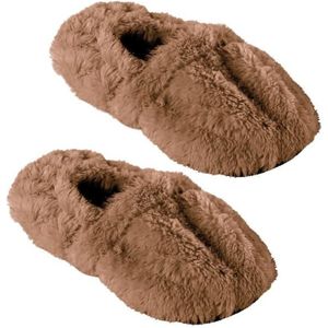 Unisex Micro-Onde Chauffé Pantoufles en Beige Shoe Taille 1.2-1.8m Chauffe  Men 