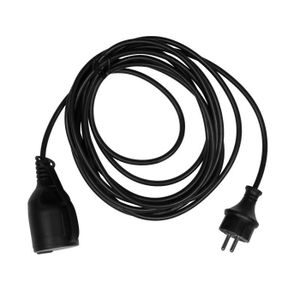 RALLONGE Câble 3M Câble Rallonge Noir pour Guirlande Guinguette IP65 10