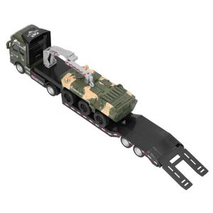 VOITURE - CAMION Vvikizy Modèle de camion militaire Voiture blindée, camions militaires, modèle de jouet, véhicule jeux d'activite (Armée verte)