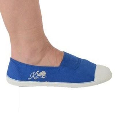 Basket Kaporal 5 Korava KAPORAL Bleu Indigo Blanc Basse A elastique Femme Bleu Cdiscount Chaussures