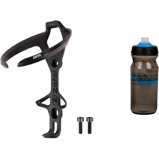 Pulse L2 - Porte-bidon vélo en Carbone - Ultra-léger - 18g Mixte Adulte, Noir, Taille Unique