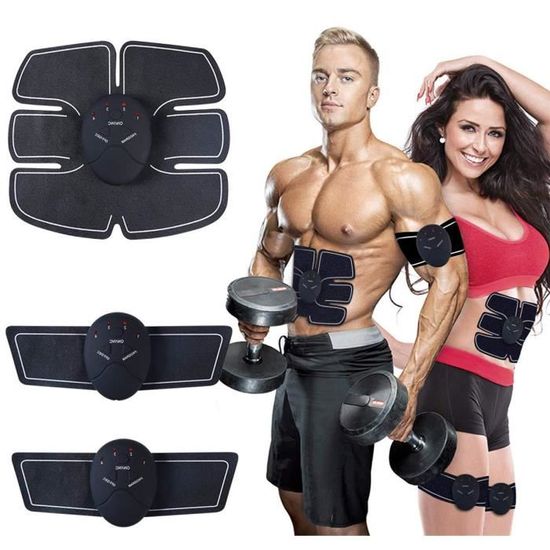 Electrostimulateur,Ceinture Abdominale,Appareil Abdominal Muscle ABS Forme d'Exercice Fitness