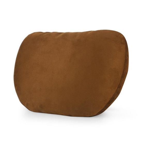 DUESI Lot De 2 Appuie-tête Universel Voiture - Oreiller Ultra Doux Pour Mercedes Benz Maybach Classe S, Noir/Beige