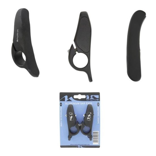 PAIRE DE CORNE GUIDON VELO ERGONOMIQUE ANATOMIE