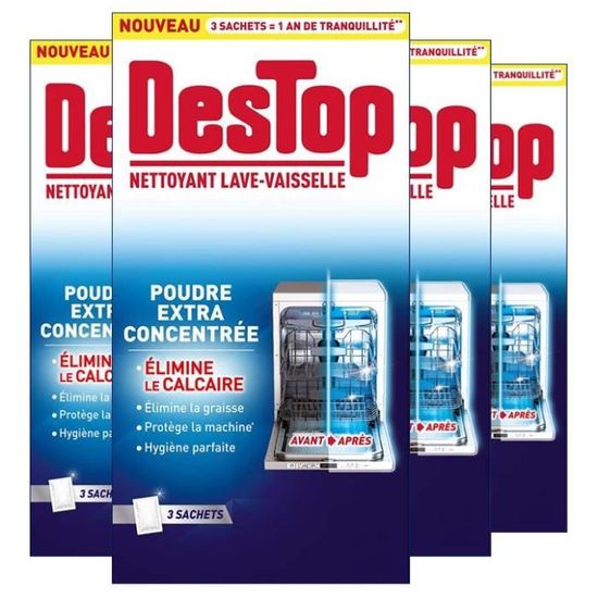 Destop Nettoyant Lave Vaisselle, Lot de 3 sachets, Lot de 4 Cdiscount — free download