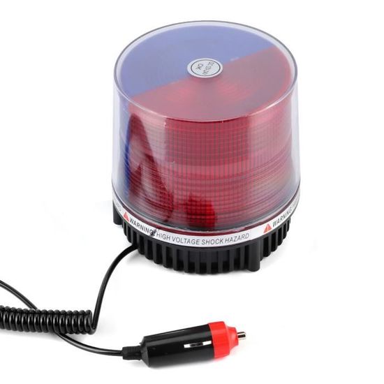 Lampe Stroboscopique LED 12V Bleue - Signal D'alarme Sans Son Pour Véhicules - 8