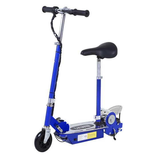 HOMCOM Trottinette électrique 120 W pliable pour enfant 7-14 ans