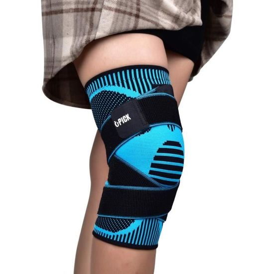 Genouillères De Compression AQF 2Pcs - Pour Sport, Musculation, Course | Antidérapantes, Taille XL - 2
