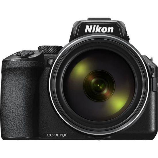 NIKON Bridge Coolpix P950 Noir 16Mp - Vidéos 4K/UHD 30 i/s - Zoom exceptionnel 83X (24 à 2000 mm) - Ecran OLED orientable de 2,53Mp
