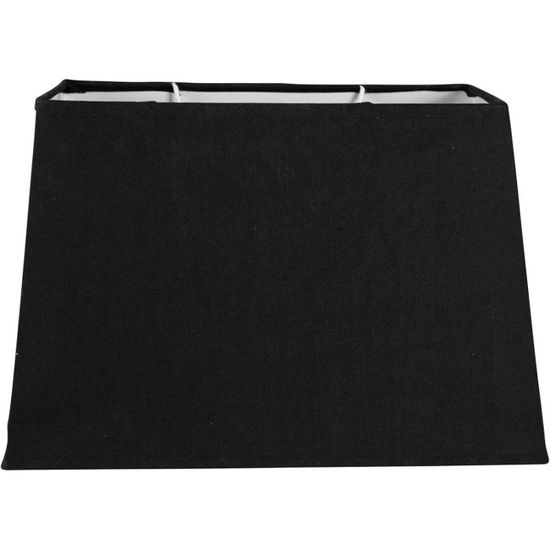 Abat-jour Rectangulaire En Lin Naturel Beige – Élégant Et Chaleureux Pour Lampe De Bureau, Chevet Ou Bibliothèque (34 X 20 X 20 Cm)