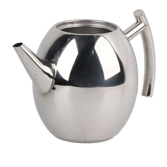 Théière En Acier Inoxydable 2.0L Topyond Avec Infuseur - Col De Cygne, Facile à Nettoyer