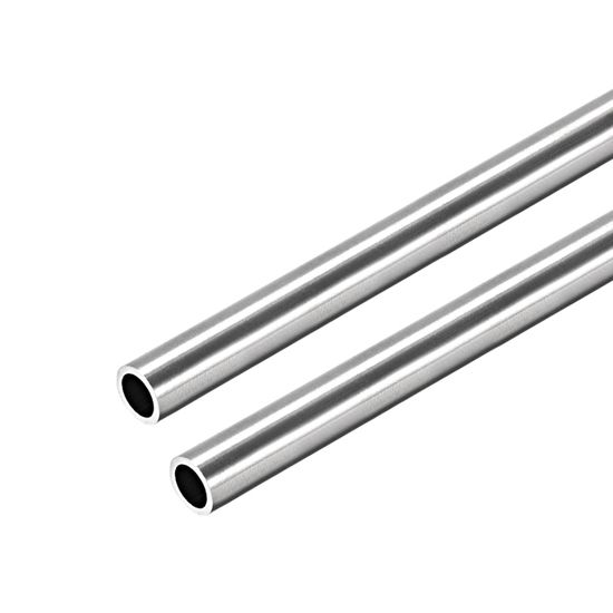 Barre Metallique Sourcing Map 304 Inoxydable Acier Tube, 6mm OD 0.8mm Paroi Épaisseur 300mm Longueur Barre Inox