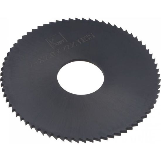 Lame de scie circulaire HSS 72 dents - CIKONIELF - 60 x 1,5 x 16 mm - Jardin