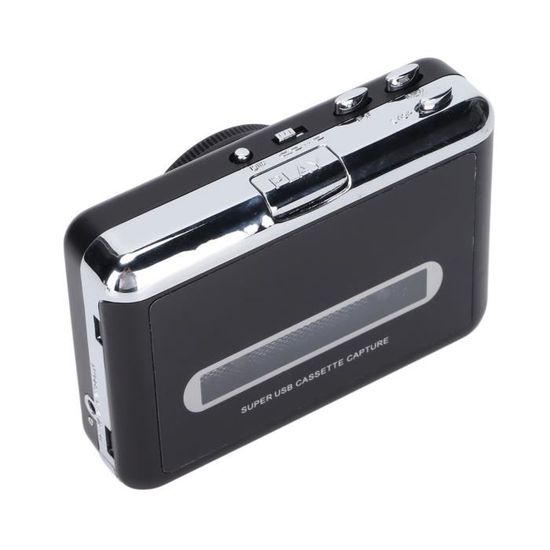 Convertisseur Cassette Vers MP3 Portable - Lecteur Avec Sortie USB-C, Compatible Ordinateur Et Casque