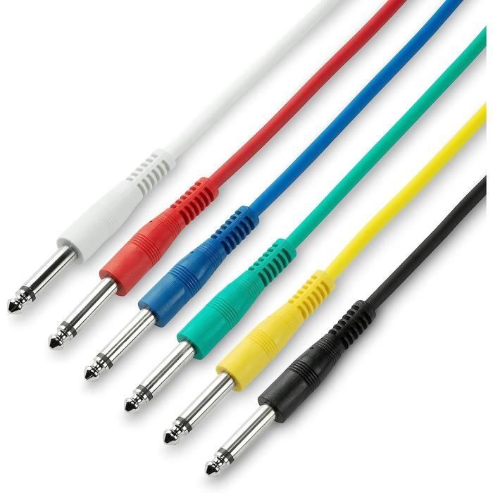 Câble Instrument Jack 6,35 Mm Mono - Adam Hall 3 STAR IPP 0300 - Longueur 3 M, Blindage Haute Qualité