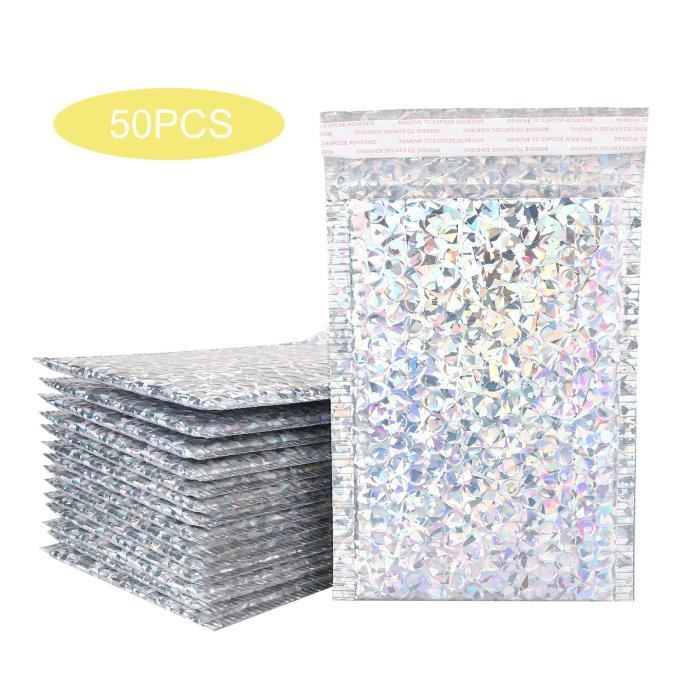 Lot De 100 Enveloppes Bulle Kraft - Taille 3 X 6,75 X 150 Mm - Pour Envoi De Petits Objets