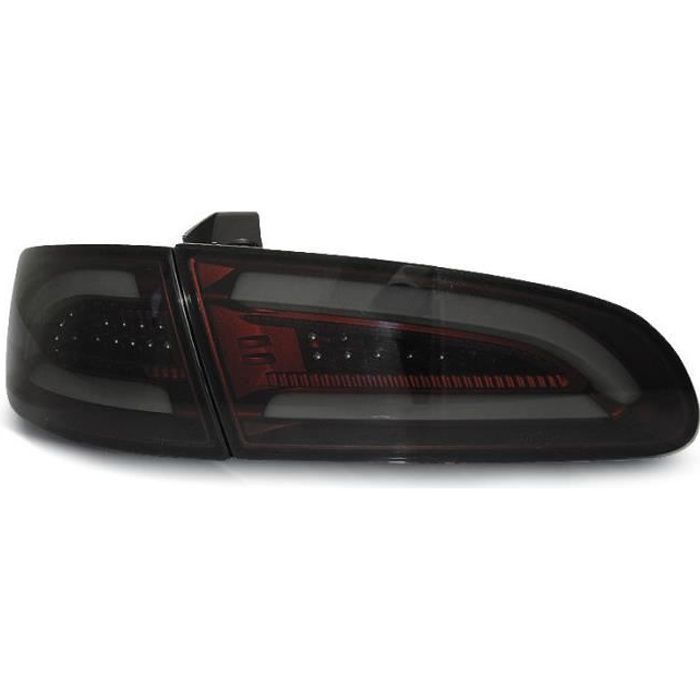 Paire de feux arriere Seat Ibiza 02-08 rouge fume led LTI (E19)
