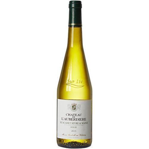 CHATEAU DE L`AUBERDIERE France Loire Valley Vin Muscadet Sevré/Maine sur Lie AOP 2015 75 cl - Lot de 6