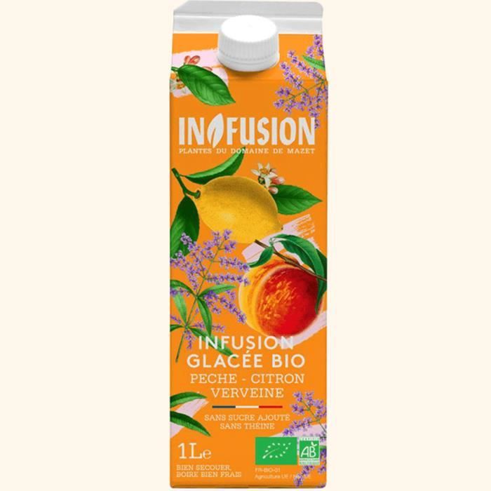 Infusion - Infusion Glacée Pêche Citron Verveine Bio 1L