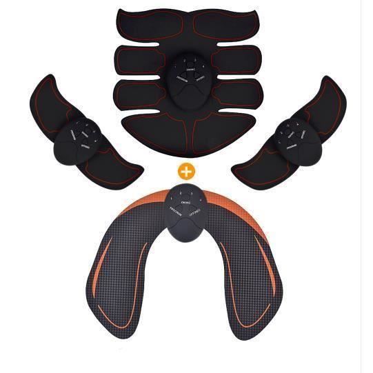 Musculaire Rechargeable Stimulateur EMS Abdominale Abdos Appareil Musculation Bras Abdomen Dos Jambe Cuisse pour Hommes et Femmes
