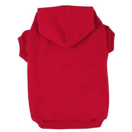 Manteau Blouson,Vêtements à capuche pour chiens Chihuahua Frais de port offerts noirs bleus rouges roses en forme - Type Rouge-XL