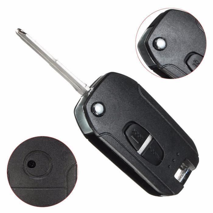 Shell Retournez à distance de cas 2 Bouton clé Fob MITSUBISHI Pajero Lancer EVO Triton