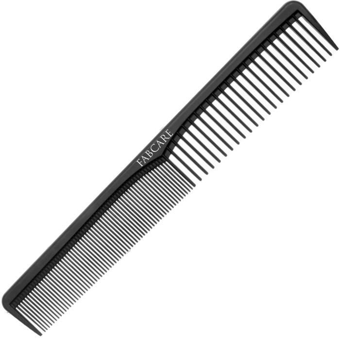 Peigne Cheveux en Fibre de Carbone (18 Cm) - Antistatique et Incassable - Peigne Barbe Professionnel - Peigne Anti Poux - Peigne