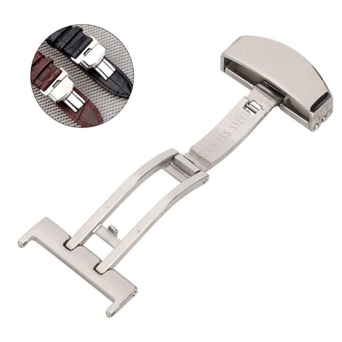 Accessoire de remplacement de fermoir de montre de boucle en acier inoxydable-CHD