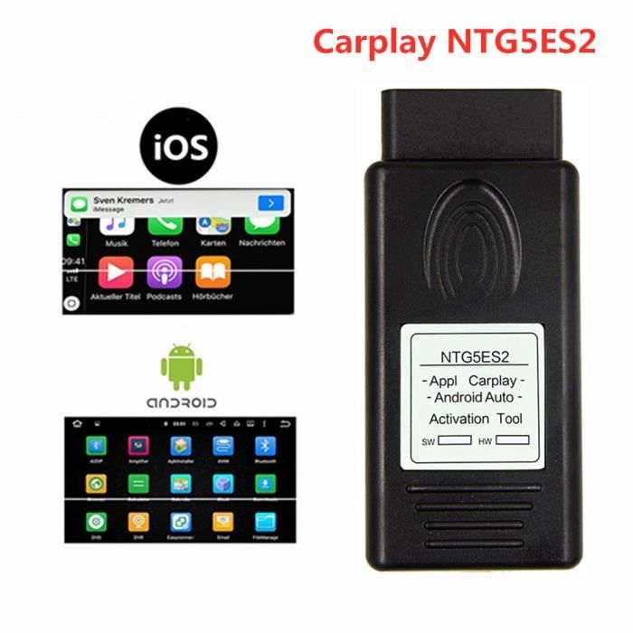 Carplay NTG5S1 pour Apple-Android Auto OBD2, outil d'activation, Plug and Play pour Mercedes Benz série A-B-C NTG5ES2