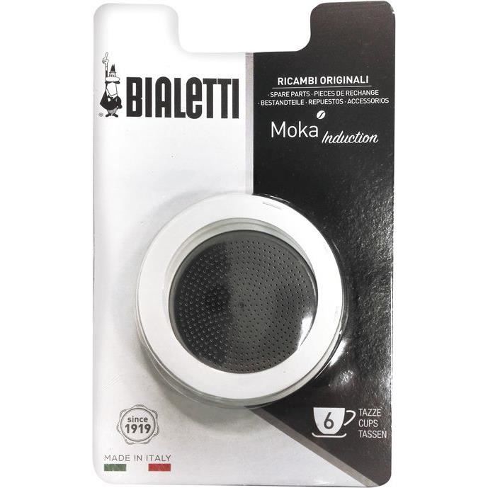 Filtre 6 tasses +3 joints moka induction