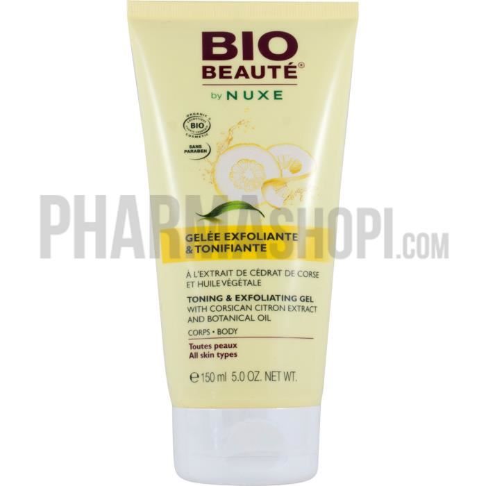 Gelée exfoliante & tonifiante Bio Beauté - tube de 150 ml