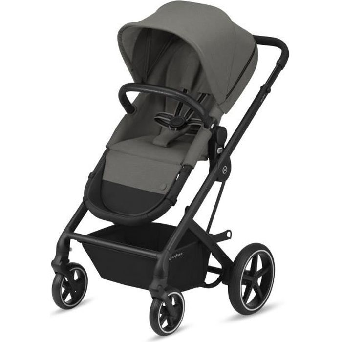 CYBEX Poussette Gold Balios S 2 - Dès la naissance - Jusqu'à 22kg -Dossier réglable+siège réversible -Roues à suspensions -Soho grey