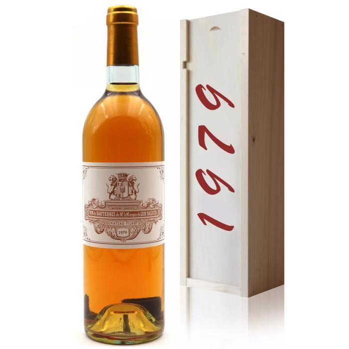 Coffret Château Filhot GCC 1979 Blanc 75cl AOC Sauternes