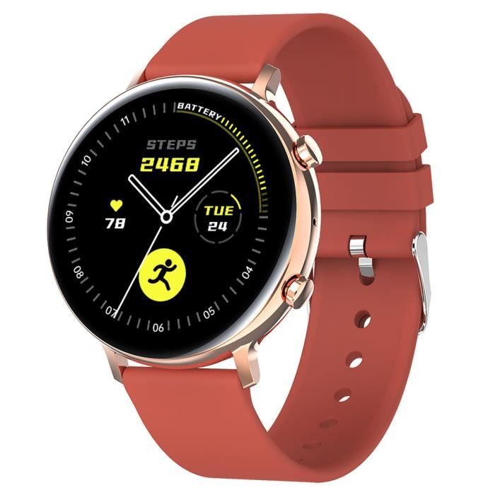 Haut de gamme Fitness Trackers, sport santé montre Smart Watch avec la fréquence cardiaque, rouge