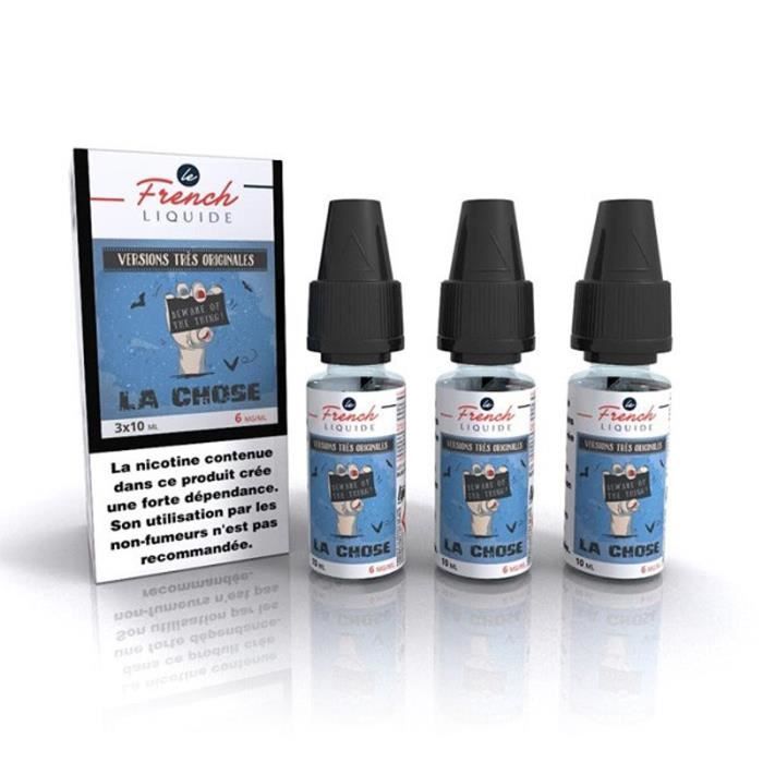 E-liquide La Chose Le French Liquide 3 x 10 ml - 3mg