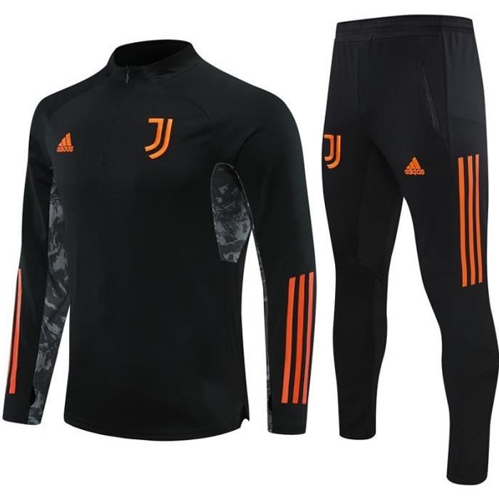 Survêtements Juventus 2021 Adidas Maillot Homme Enfants Maillot de Football Nouveau - Noir