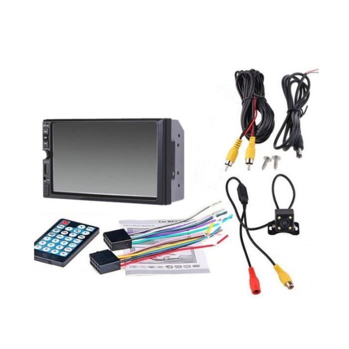 Professionnel 7 pouces HD Écran 2DIN Automobile Voiture MP5 Lecteur Écran Tactile Stéréo Radio Arrière Caméra Parking Aide