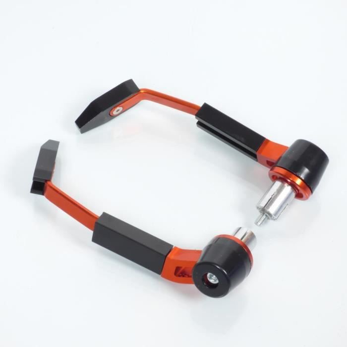 Protection de levier réglable Replay RR alu noir et orange Ø14/18 moto 50 cross