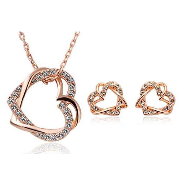 Coffret Cadeau pour Femme - Parure Bijoux Femme Collier Femme