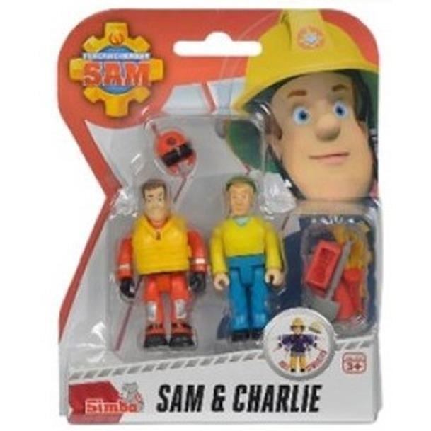 Figurines Sam & Charlie de Sam le pompier